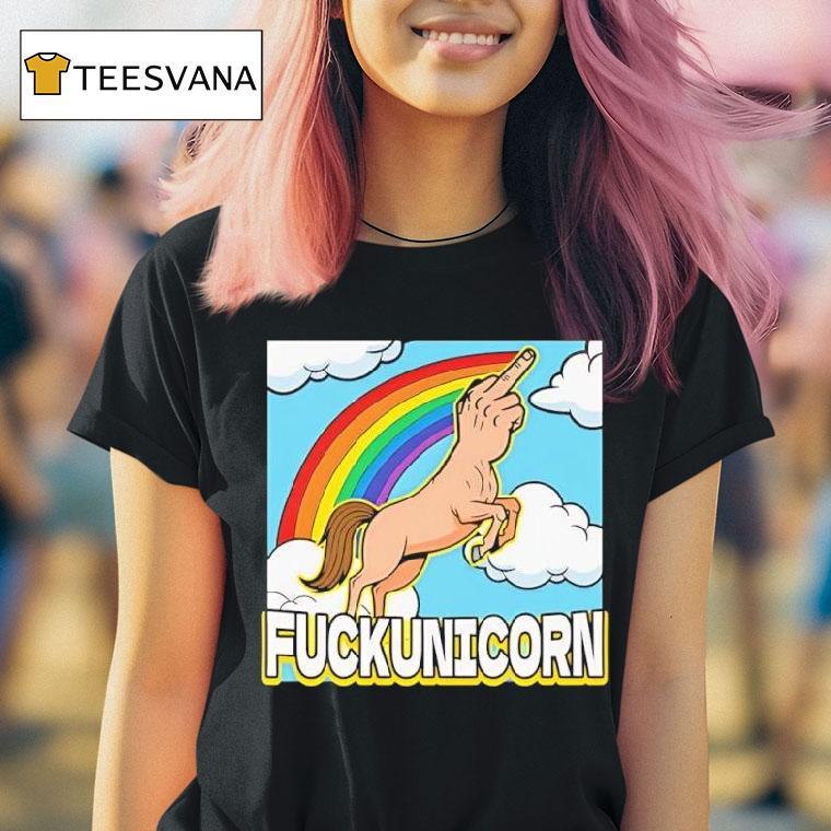 Fuckunicorn Unicorn Rainbow Graphic T Shirt Fuckunicorn Unicorn Rainbow Graphic T Shirt