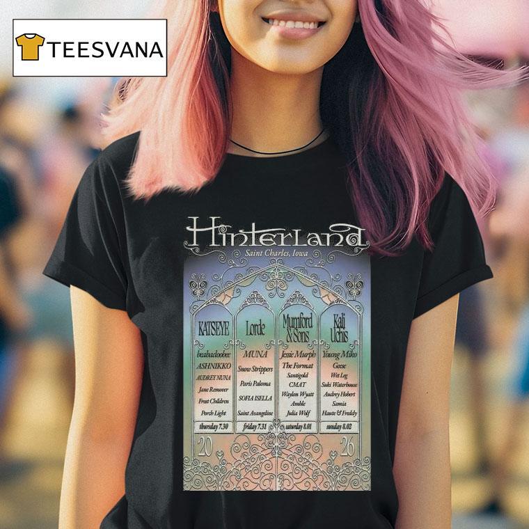 Hinterland Avenue Of The Saints In St Charles Iowa T Shirt Hinterland Avenue Of The Saints In St Charles Iowa T Shirt
