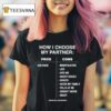 How I Choose My Partner Pros Cons Big Rack T Shirt
