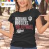 Indiana Volleyball Text Logo Overlay T Shirt