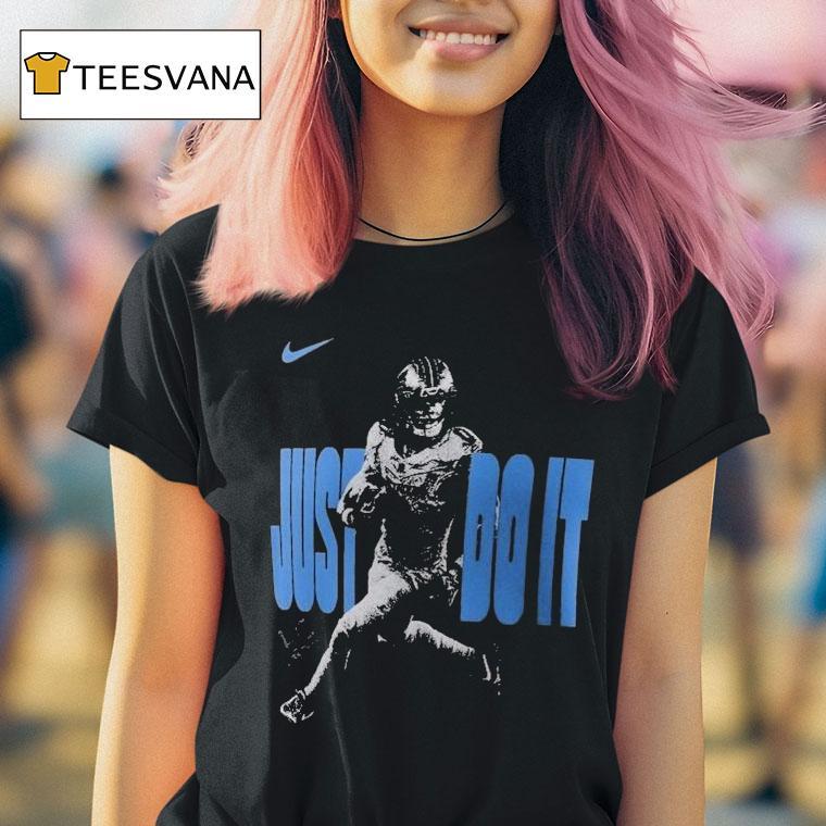 Jahmyr Gibbs Just Do It Detroit Lions Nike T Shirt Jahmyr Gibbs Just Do It Detroit Lions Nike T Shirt
