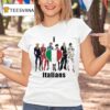 Jojo S Bizarre Adventure I Love Italians T Shirt