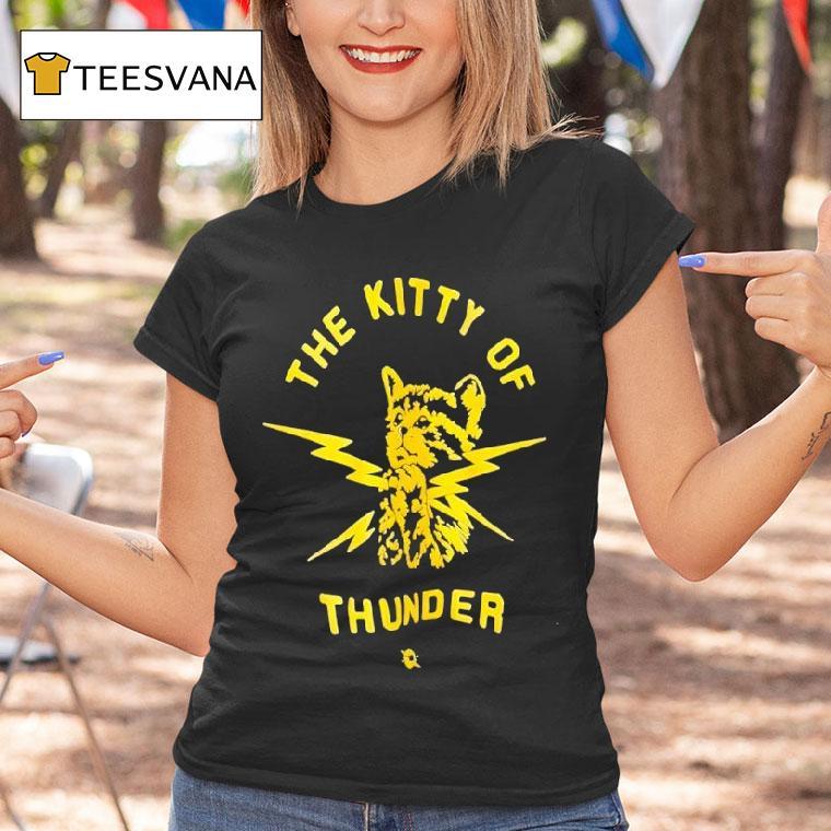 Kitty Of Thunder Okc T Shirt Kitty Of Thunder Okc T Shirt