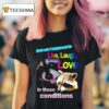 Live Laugh Love Raccoon Rainbow Graphic T Shirt