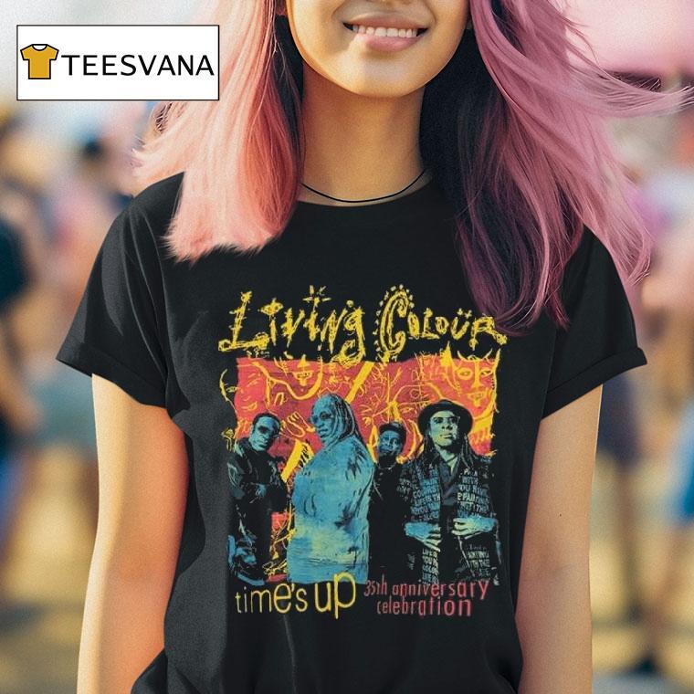 Living Colour Time S Up Graphic T Shirt Living Colour Time S Up Graphic T Shirt