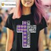 Lsu Tigers I Can Do All Things Through Christ Who Strengthens Me Cross T Shirt
