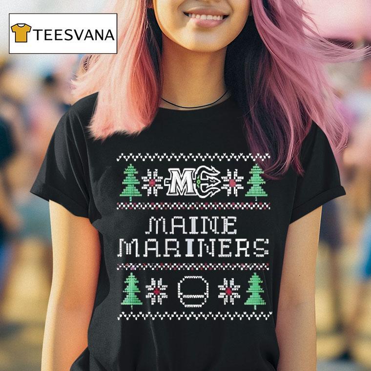Maine Mariners Merry Christmas T Shirt Maine Mariners Merry Christmas T Shirt