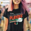 Miami Hurricanes College Football Playoff Stripe T Shirt