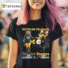 Michigan Wolverines On Saturdays X Pittsburgh Slers On Sundays Mascot T Shirt