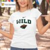 Minnesota Wild Fire Dept First In Last Out Logo T Shirt