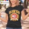 Naional Basketball Association Atlanta Hawks Crest Logo T Shirt