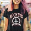 Naional Basketball Association Houston Rockets Crest Logo T Shirt