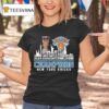 New York Knicks Champions Trophy Name Players Shape Skyline City T Shirt