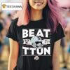 Ohio State Football Beat Ttun In The Game Helmet Logo T Shirt