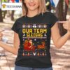 Our Team Sleighs Santa Reindeer Ugly Christmas T Shirt