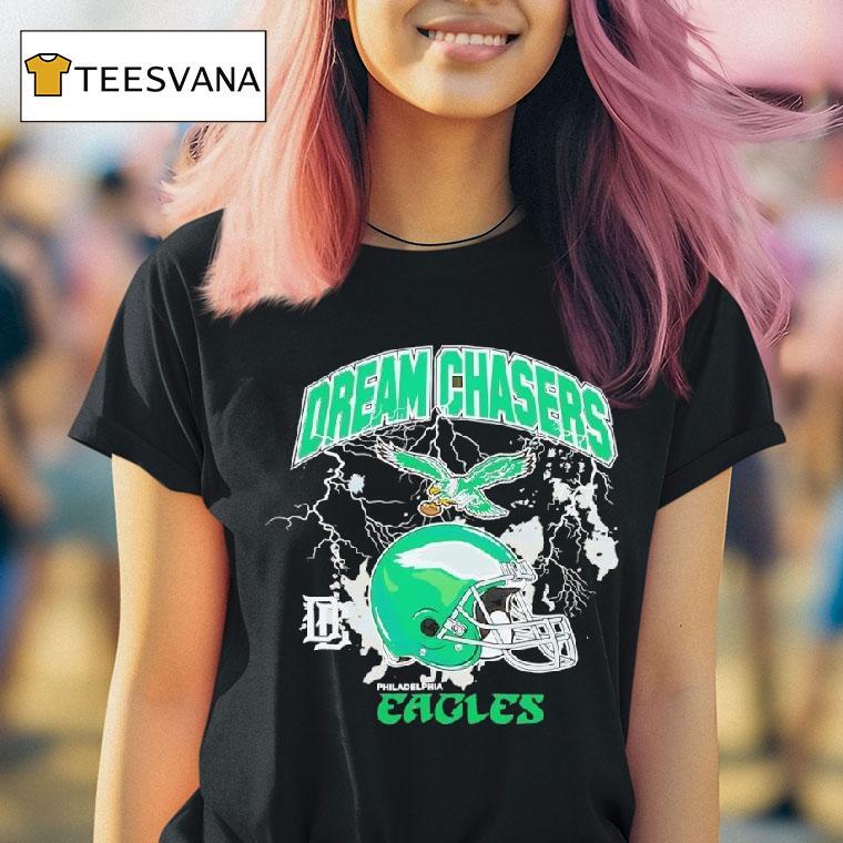 Philadelphia Eagles Dream Chasers Lightning T Shirt Philadelphia Eagles Dream Chasers Lightning T Shirt