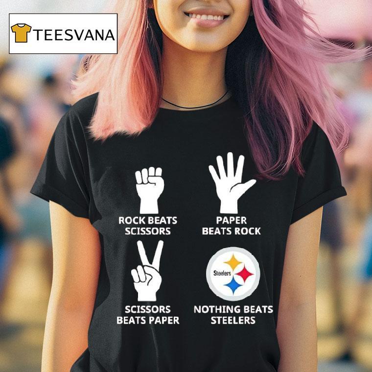 Pittsburgh Slers Nothing Beats Rock Beats Scissors Paper Beats Rock Scissors Beats Paper T Shirt Pittsburgh Slers Nothing Beats Rock Beats Scissors Paper Beats Rock Scissors Beats Paper T Shirt
