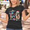 Raccoon Trashy Lights Christmas T Shirt