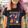 Severely Acoustic Guitar Piano Drum Kit Graphic T Shirt
