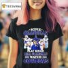 Some Grandmas Play Bingo Real Grandmas Watch Dallas Cowboys Fan Loyalty And Dedication T Shirt