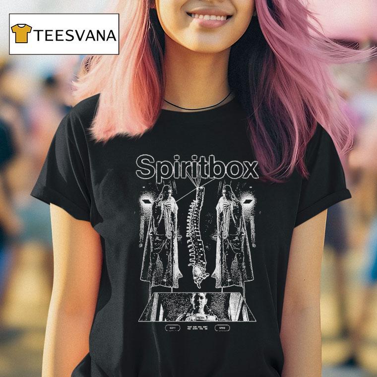 Spiritbox Tsunami Sea Soft Spine Music Video Carbon T Shirt Spiritbox Tsunami Sea Soft Spine Music Video Carbon T Shirt