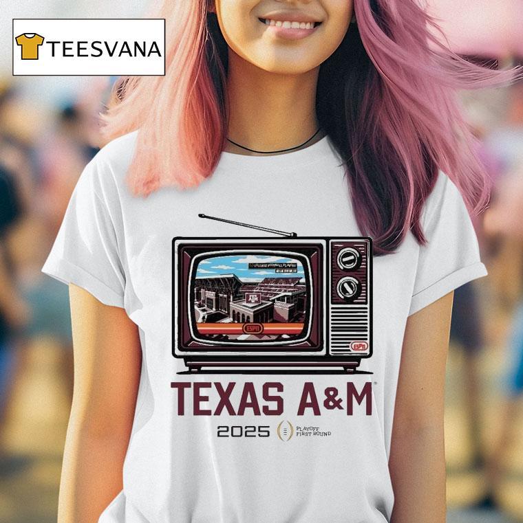 Texas Am Aggies College Football Playoff Tv Stadium T Shirt Texas Am Aggies College Football Playoff Tv Stadium T Shirt