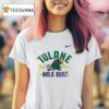 Tulane Green Wave Nola Built Roll Wave Logo T Shirt