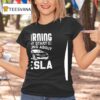 Warning May Start Talking About Tesla T Shirt