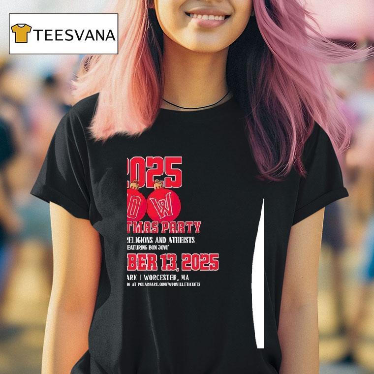 Worcester Red Sox Christmas Party T Shirt Worcester Red Sox Christmas Party T Shirt