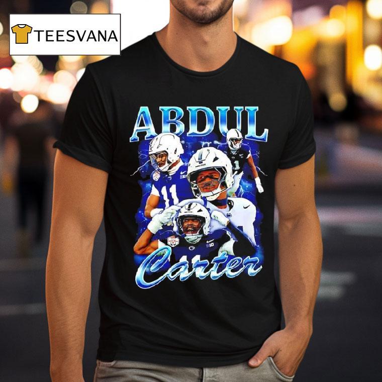 Abdul Carter Penn State Nittany Lions Football Team Graphic T Shirt Abdul Carter Penn State Nittany Lions Football Team Graphic T Shirt