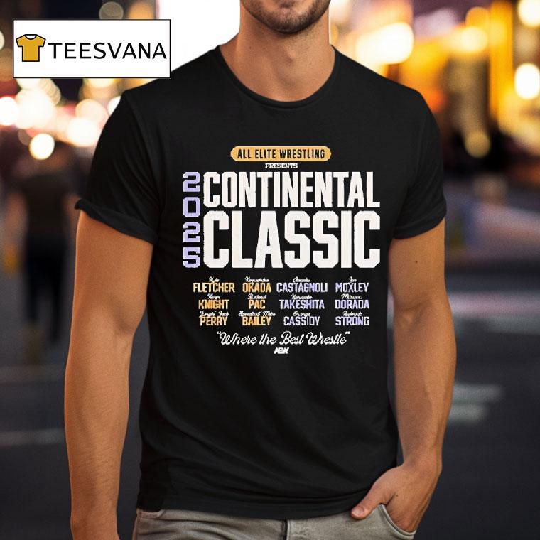 All Elite Wrestling Presents Aew Continental Classic Where The Best Wrestle T Shirt All Elite Wrestling Presents Aew Continental Classic Where The Best Wrestle T Shirt