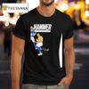 Arm Hammer Cam Skattebo And Jaxson Dart New York Giants T Shirt