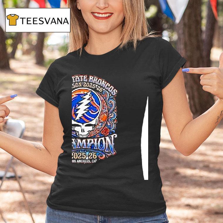Bucked Up La Bowl Hosted Ncaa Season Boise State Broncos X Grateful Dead Champion Congratulation Winner T Shirt Bucked Up La Bowl Hosted Ncaa Season Boise State Broncos X Grateful Dead Champion Congratulation Winner T Shirt