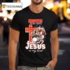 Cleveland Browns In My Veins Jesus In My Heart Features A Football Player Logos Cross T Shirt