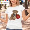 D Aydrian Harding Teddy Bear You Idiot Hearts T Shirt