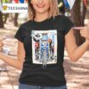 David Mann Wearing Playing King Card Riding Motor T Shirt
