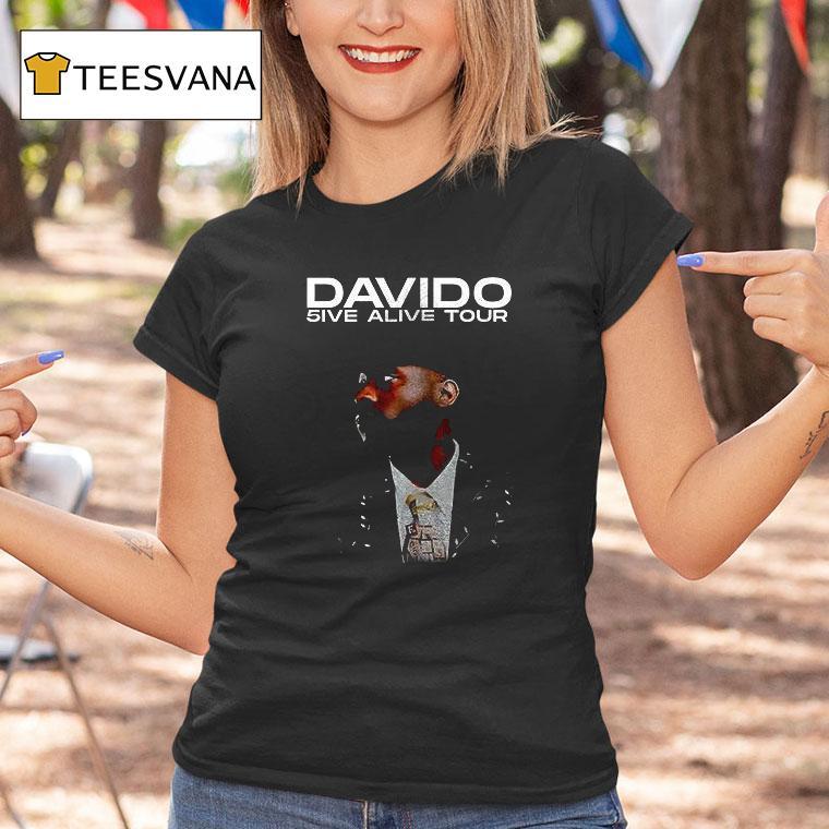 Davido Ive Alive Tour Europe Tour Schedule Portrai T Shirt Davido Ive Alive Tour Europe Tour Schedule Portrai T Shirt
