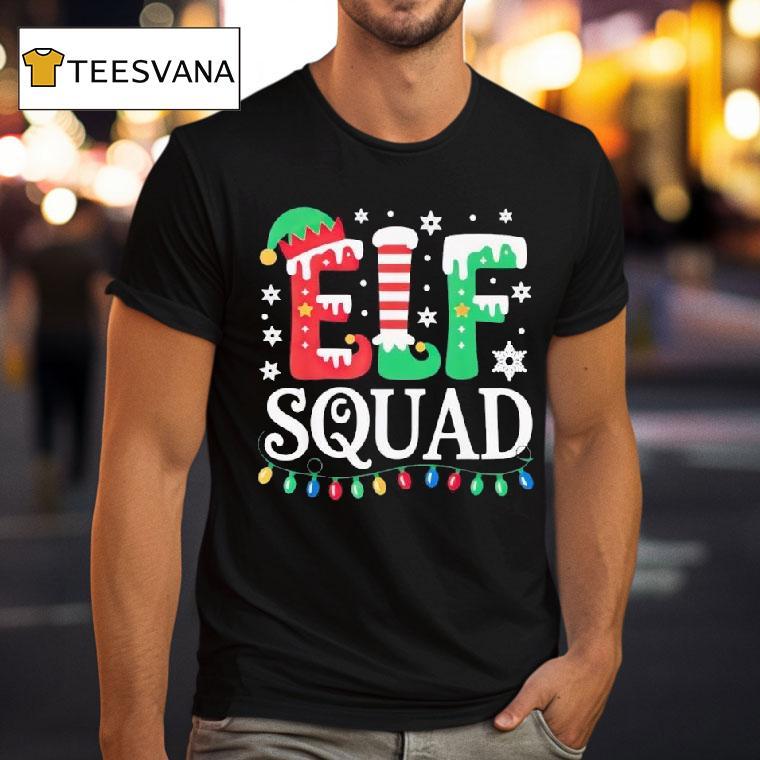 Elf Family Christmas Xmas Elf Squad T Shirt Elf Family Christmas Xmas Elf Squad T Shirt