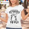 Everyone Deserves The Chance To Fly Penguin Wizard T Shirt