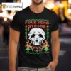 Four Year Strong Xmas Knit Skull Ugly Christmas T Shirt