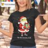Frog Santa Tis The Season Y All Christmas Gif T Shirt