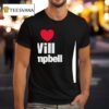 I Heart Will Campbell New England Patriots T Shirt