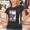 Knight Riding Cat Defend Your Local Public Library T Shirt