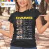 Los Angeles Rams Thank You For The Memories Legend Squad Signatures T Shirt