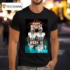 Monday Night Football Nfl Week Schedule T Shirt