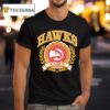 Naional Basketball Association Atlanta Hawks Crest Logo T Shirt