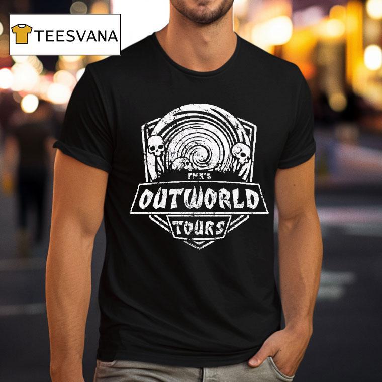 Outworld Tours Skulls Vintage T Shirt Outworld Tours Skulls Vintage T Shirt
