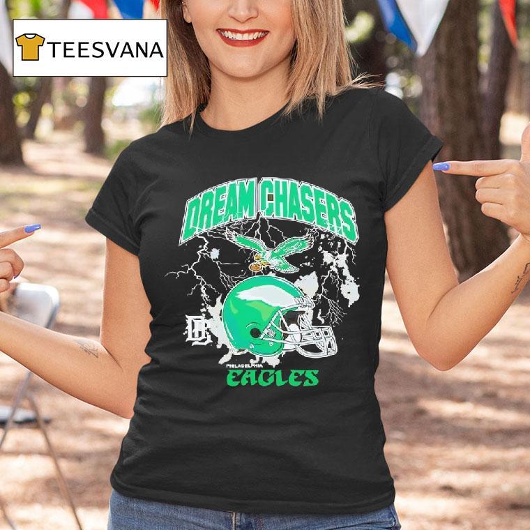 Philadelphia Eagles Dream Chasers Lightning T Shirt Philadelphia Eagles Dream Chasers Lightning T Shirt