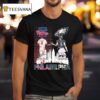 Philadelphia Phillies Bryce Harper And Philadelphia Eagles Jalen Hurts Skylines Signatures T Shirt