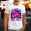 Pink Neon Bell For Whom The Bell Tolls T Shirt